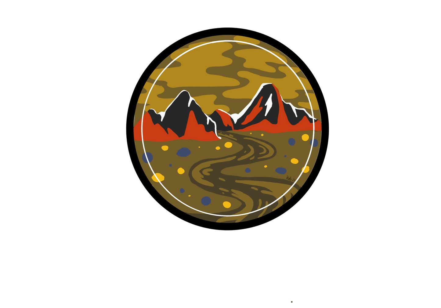 BROOK TROUT - 3"x3"