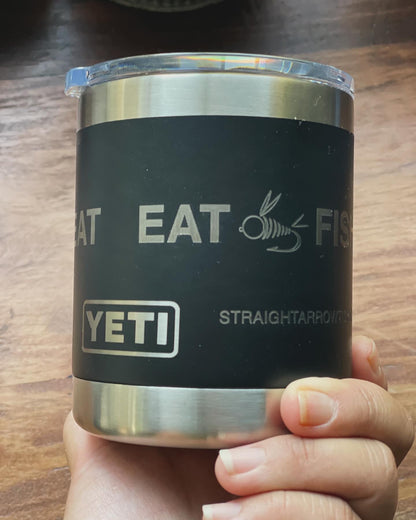 EAT FISH SLEEP REPEAT - YETI CUP