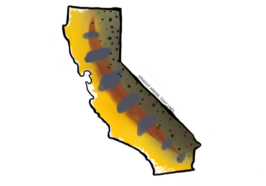 California Golden Trout Sticker