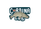 Corbina on the fly Stickers - 4"x2"