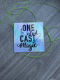 One Last Cast Magic Holographic - 4"x4"